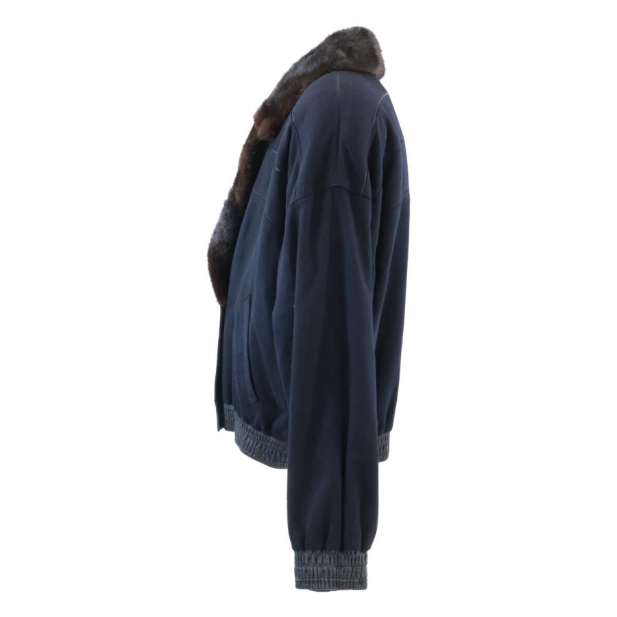 ZILLI ジリー カシミヤ×シルク ×ラムレザー ファーブルゾン ジャケット