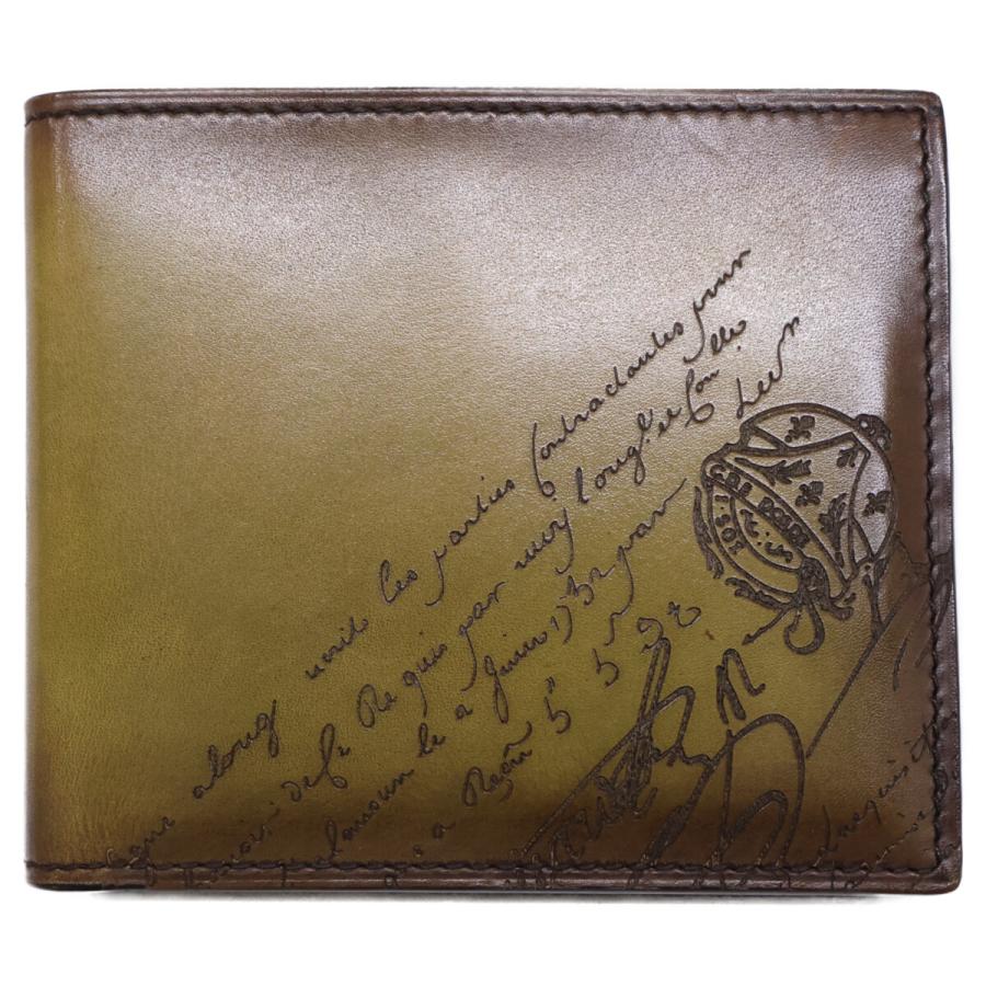 新品未使用 berluti ベルルッティ マコレ スクリットレザー コンパクト