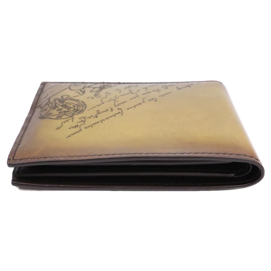 新品未使用 berluti ベルルッティ マコレ スクリットレザー コンパクト