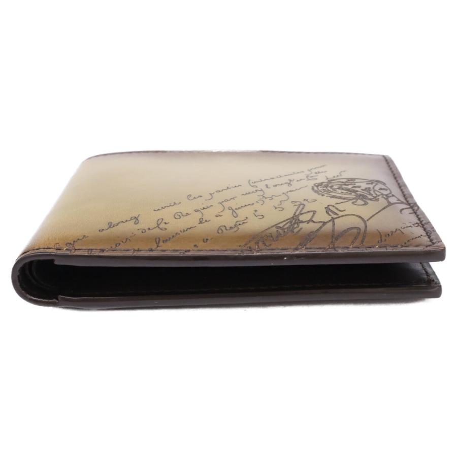 新品未使用 berluti ベルルッティ マコレ スクリットレザー コンパクト