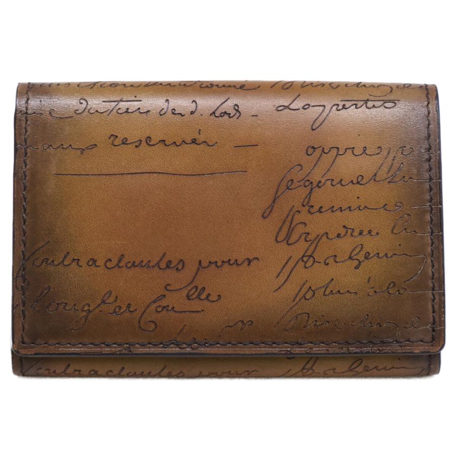 新品未使用 berluti ベルルッティ インブイア スクリットレザー