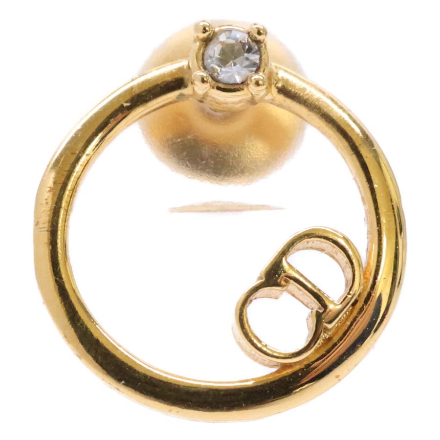 Christian Dior クリスチャンディオール CDモチーフ ラインストーン