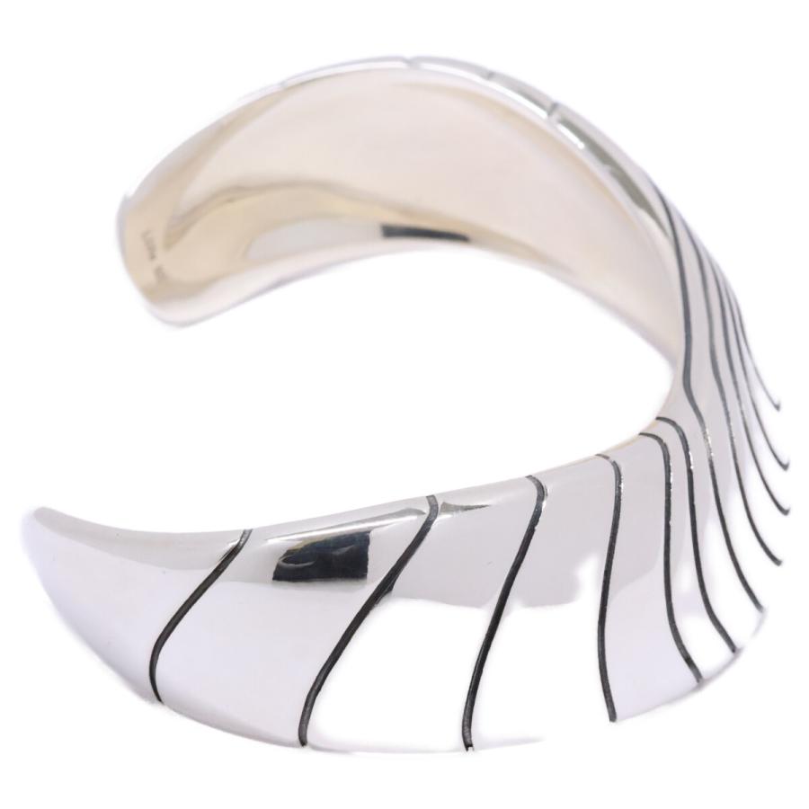 新品同様 LIDNM リドム Llife ライフ 925 FLAQUE バングル シルバー