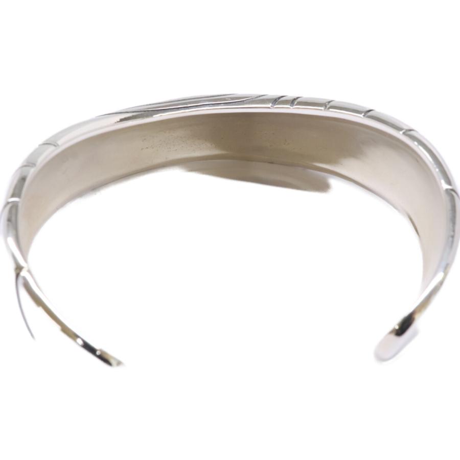 新品同様 LIDNM リドム Llife ライフ 925 FLAQUE バングル シルバー