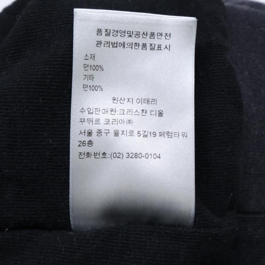 国内正規/  DIOR ディオール 343J691A0878 ダメージ加工 プルオーバー パーカー/ トップス XL ブラック メンズの画像