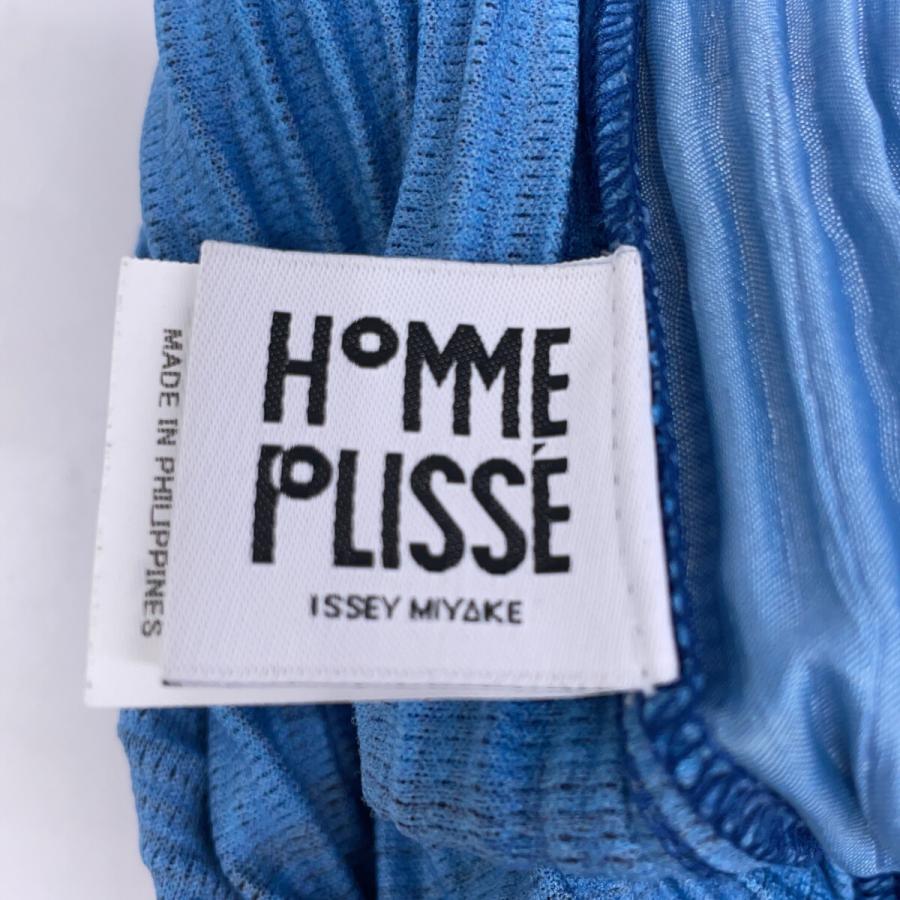 【最終価格】HOMME PLISSE ISSEY MIYAKE ブルー 3 HOMME PLISSE ISSEY MIYAKE オムプリッセ イッセイミヤケ ブルー