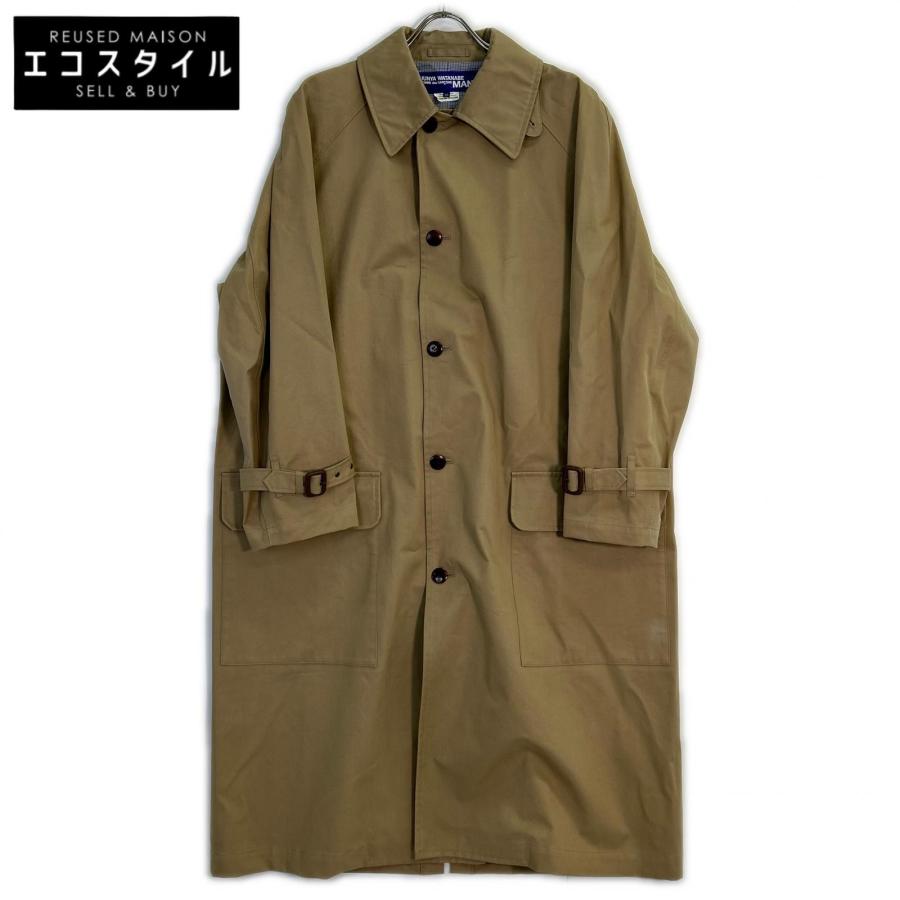 JUNYA WATANABE MAN ジュンヤワタナベマン ベージュ 2019AW WD-C009 コットンギャバジン ステンカラーコート XS JUNYA WATANABE MAN ジュンヤワタナベマン ベージュ 2019AW WD-C009