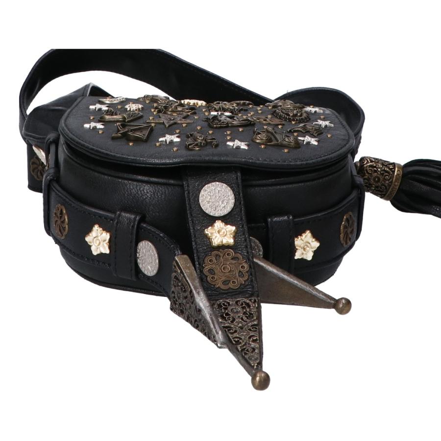 JIMMY CHOO スタッズ 星座　ハンドバッグ ブラック 美品 JIMMY CHOO ジミーチュウ 星座スタッズ ショルダーバッグ