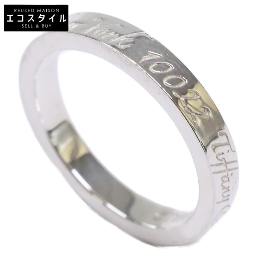 TIFFANY&Co.（ティファニー） 美品 AG925 ノーツ ナロー リング 指輪 