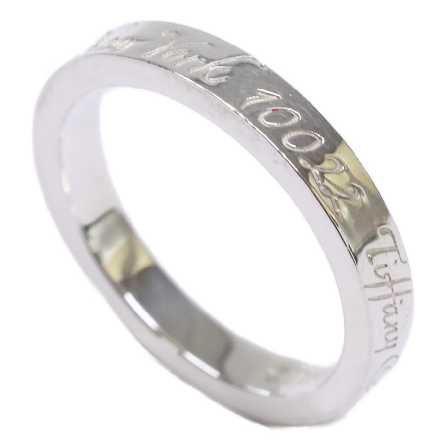 TIFFANY&Co.（ティファニー） 美品 AG925 ノーツ ナロー リング 指輪 