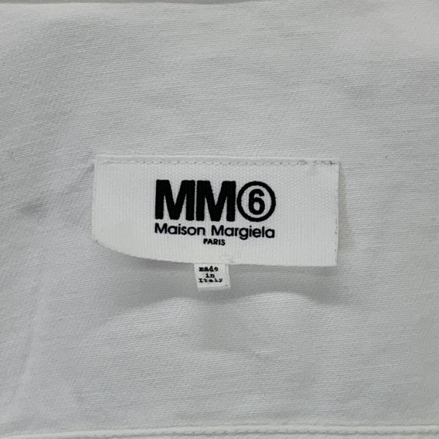 MM6 エムエムシックス 19年製 ホワイト S32AM0297 OPEN SLEEVE DENIM