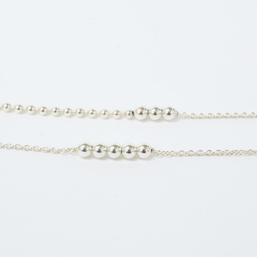 TIFFANY&Co.（ティファニー） 新品同様 AG925 ミックスビーズ チェーン