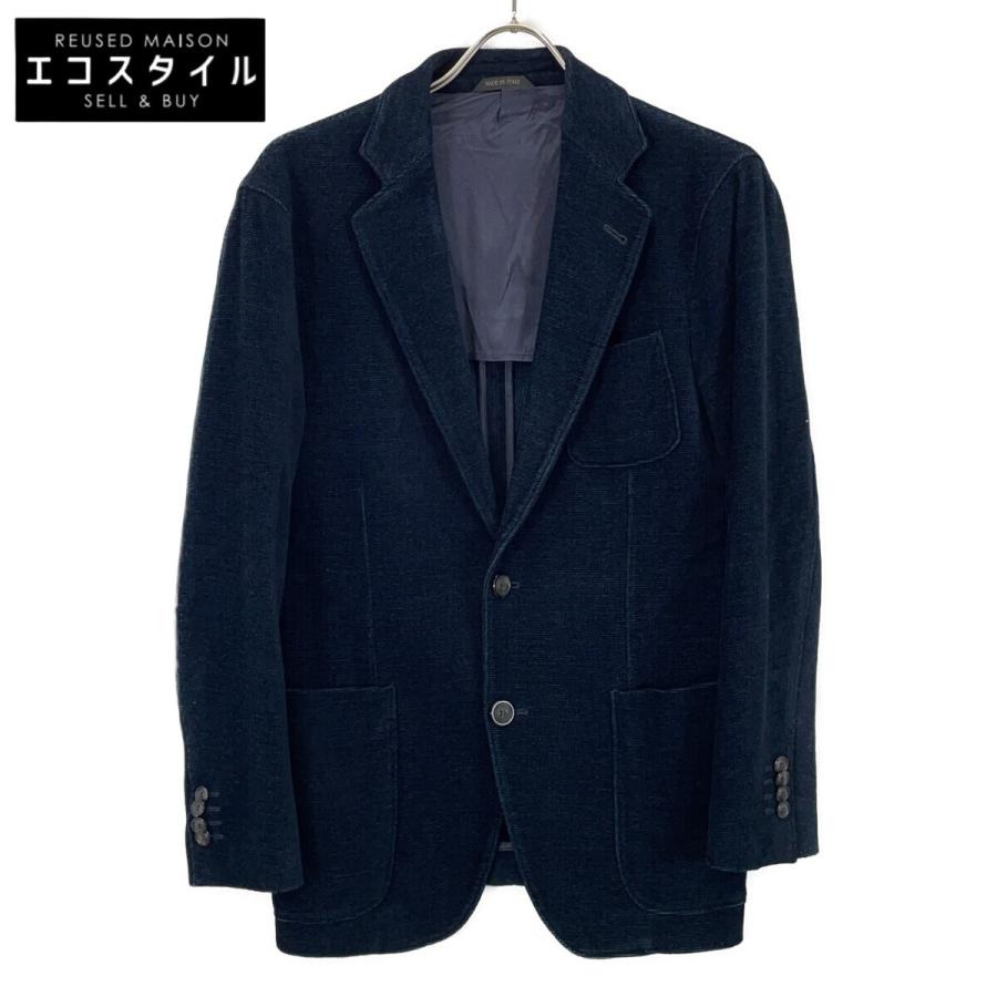 GIORGIO ARMANI ジョルジオアルマーニ UPTON ネイビー 2B ジャージー