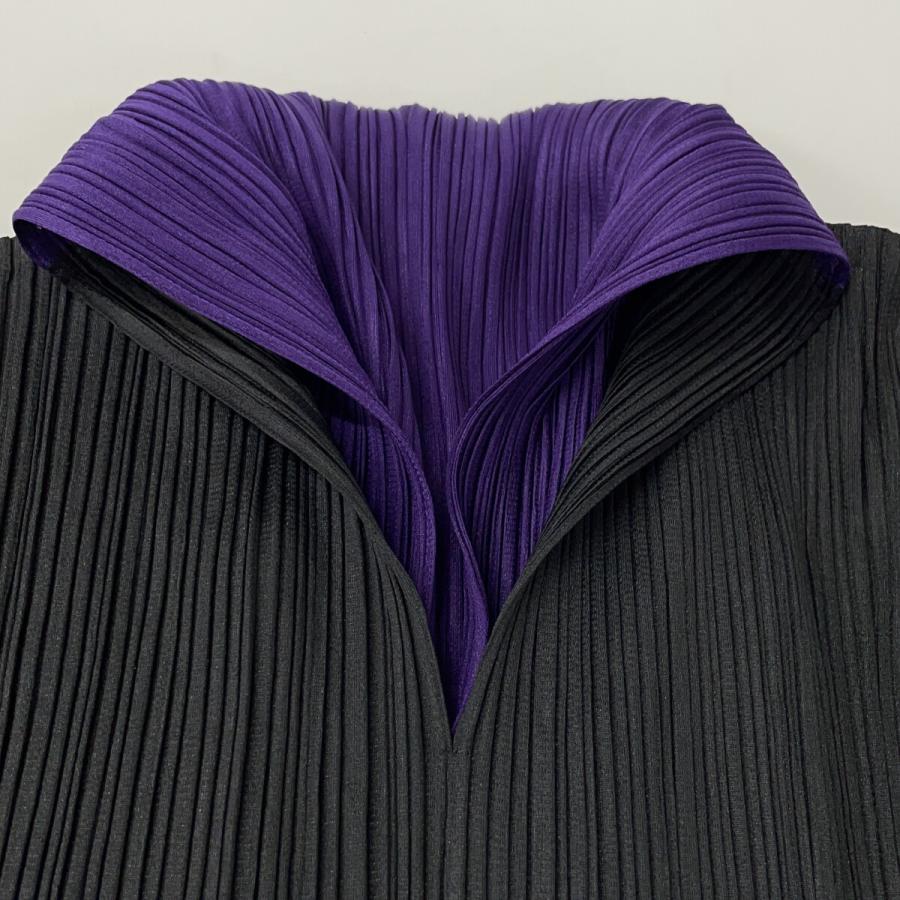 PLEATS PLEASE プリーツプリーズ ブラック/パープル PP93-JK594
