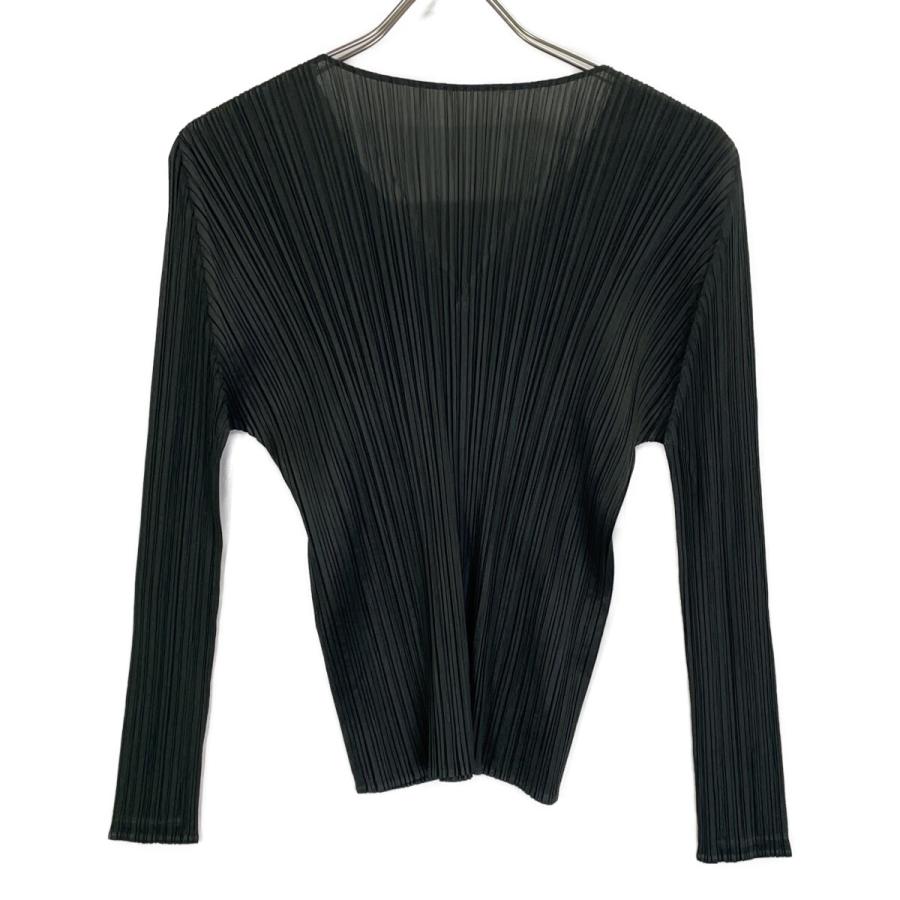 PLEATS PLEASE プリーツプリーズ ダークグリーン PP63-JK185 Vネック