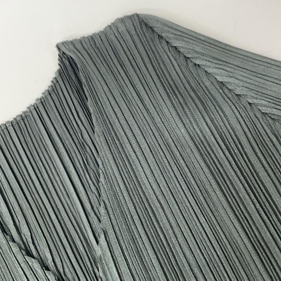 PLEATS PLEASE プリーツプリーズ ダークグリーン PP63-JK185 Vネック