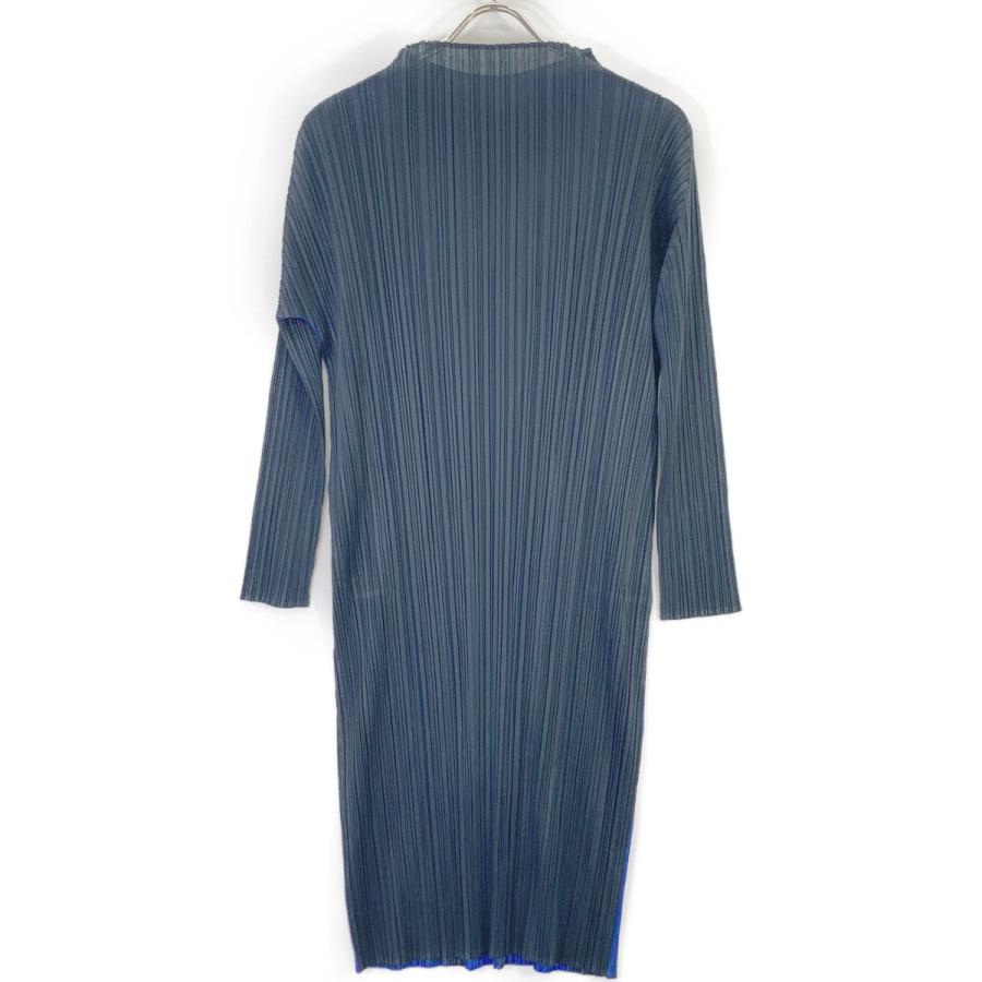 PLEATS PLEASE プリーツプリーズ ブルー/ネイビー PP83-JH734 ボトルネック ワンピース ブルー／ネイビー 3 ワンピース ポリエステル レディース 中古_2