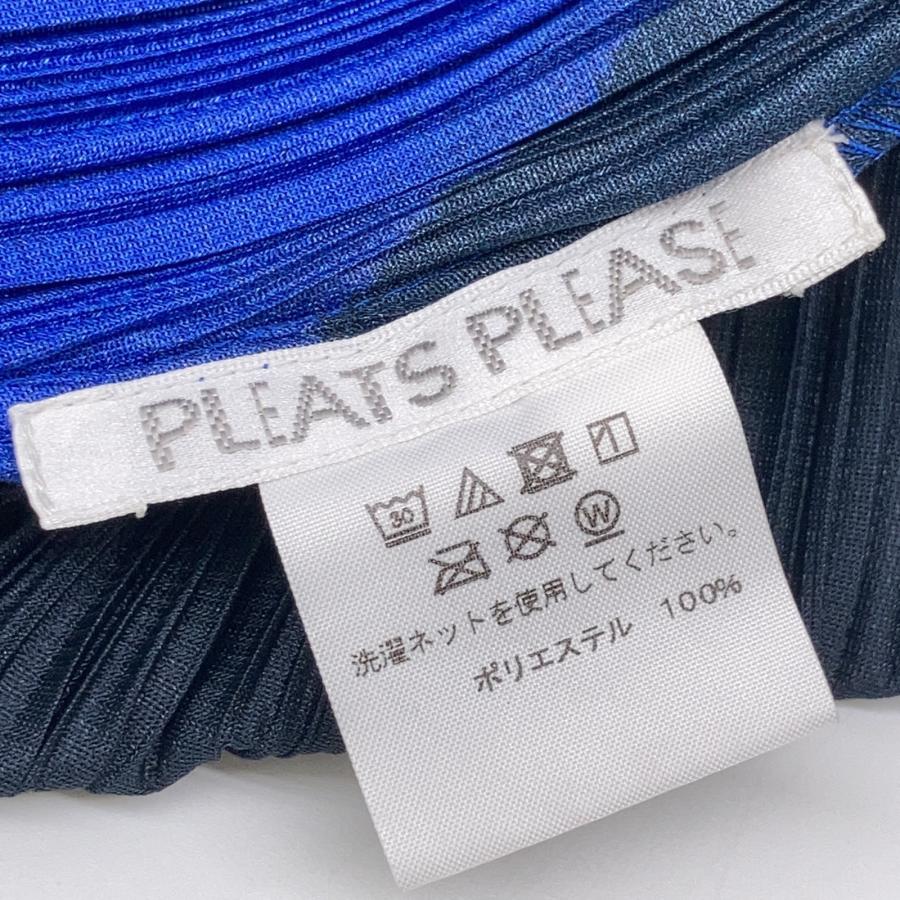 PLEATS PLEASE プリーツプリーズ ブルー/ネイビー PP83-JH734 ボトルネック ワンピース ブルー／ネイビー 3 ワンピース ポリエステル レディース 中古_3