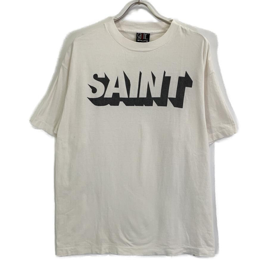 【美品】正規取扱店購入！ SAINT / セントマイケル　Tシャツ L ホワイト SAINT MICHAEL セントマイケル ホワイト SM-HR1-0000-018 Tシャツ L