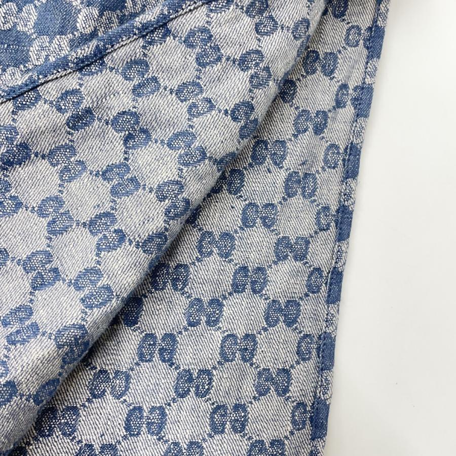 GUCCI（グッチ） GGジャカード 740203 ロングシャツ/ワンピース ブルー