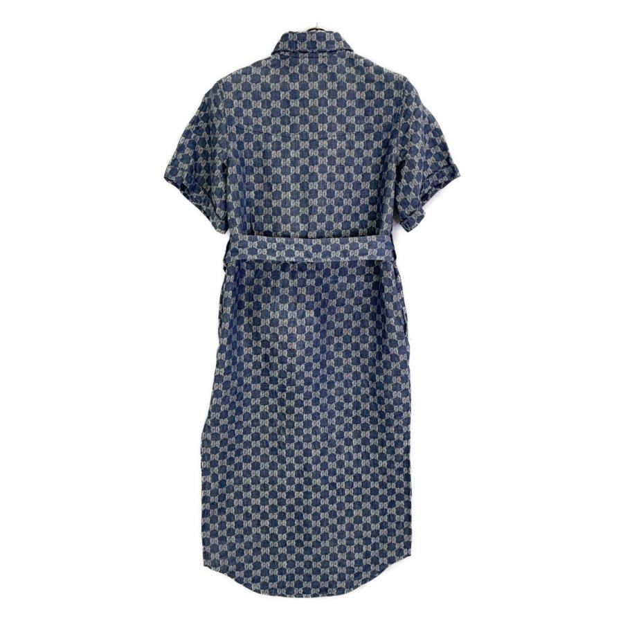 GUCCI（グッチ） GGジャカード 740203 ロングシャツ/ワンピース ブルー