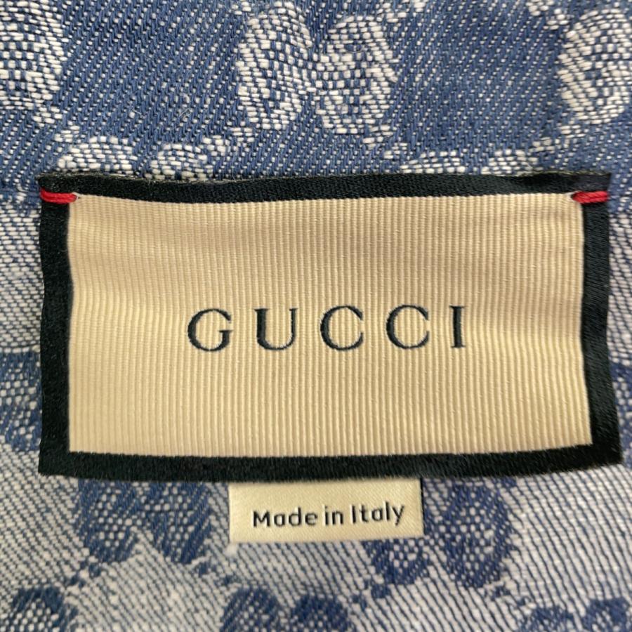 GUCCI（グッチ） GGジャカード 740203 ロングシャツ/ワンピース ブルー