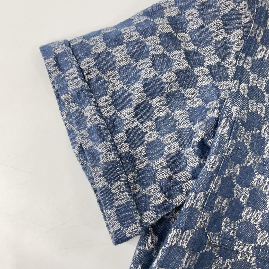 GUCCI（グッチ） GGジャカード 740203 ロングシャツ/ワンピース ブルー