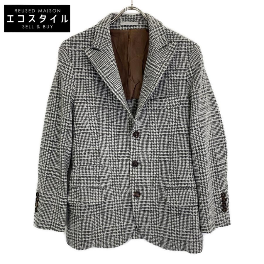 美品 ブルネロクチネリ テーラードジャケット グレージュ 50 XL ウール BRUNELLO CUCINELLI - 美品 ブルネロクチネリ BRUNELLO CUCINELLI