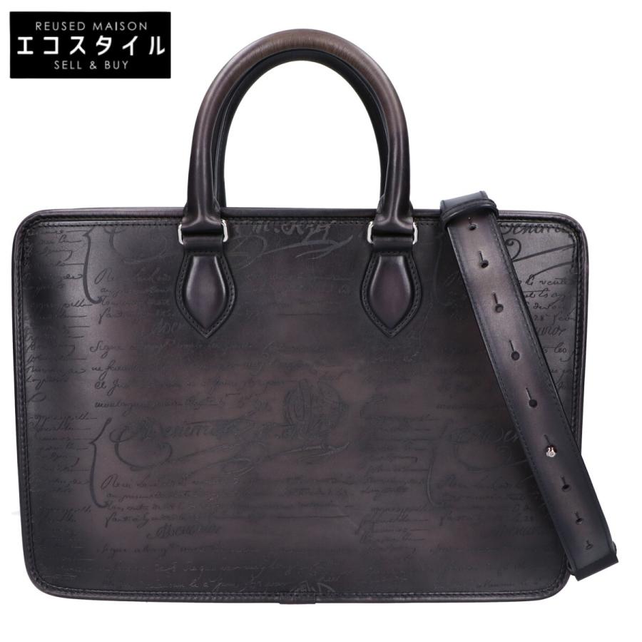 新品同様 berluti ベルルッティ アンジュール ミニ スクリットレザー