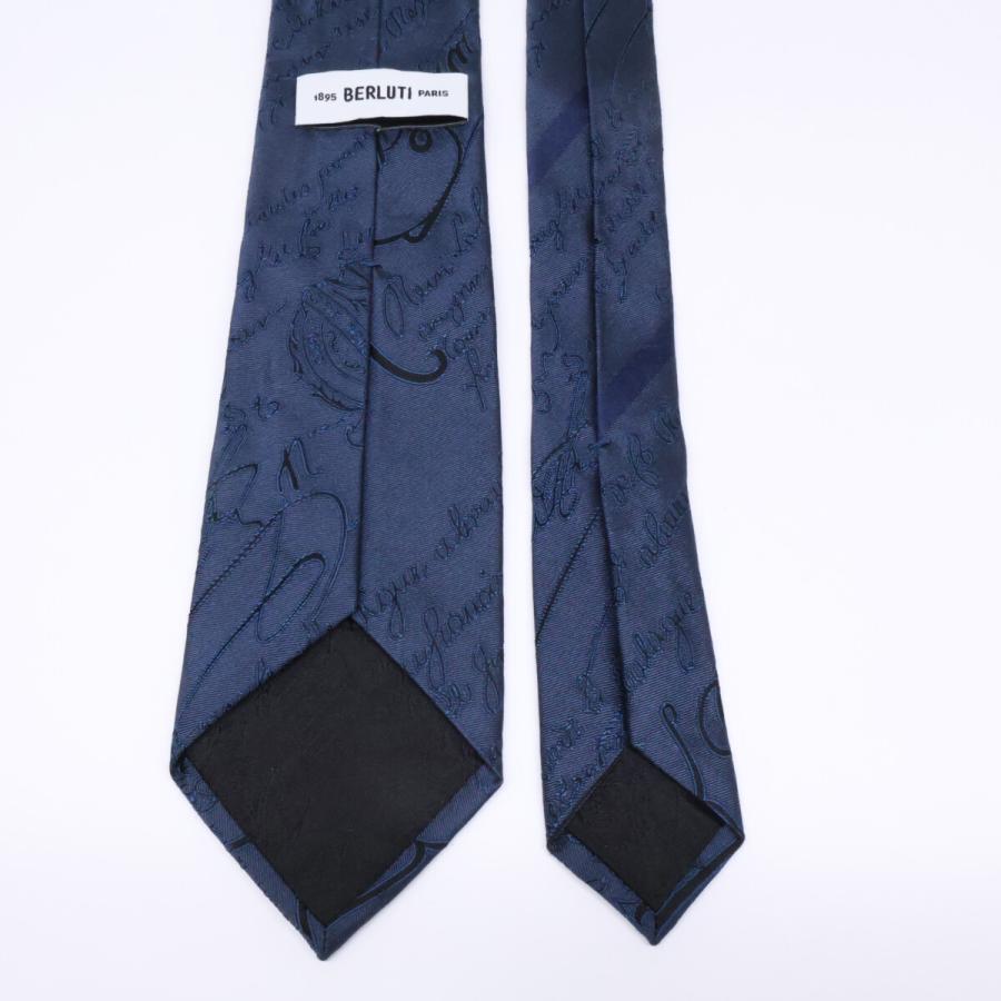 国内正規 berluti ベルルッティ スクリット シルク ネクタイ メンズ