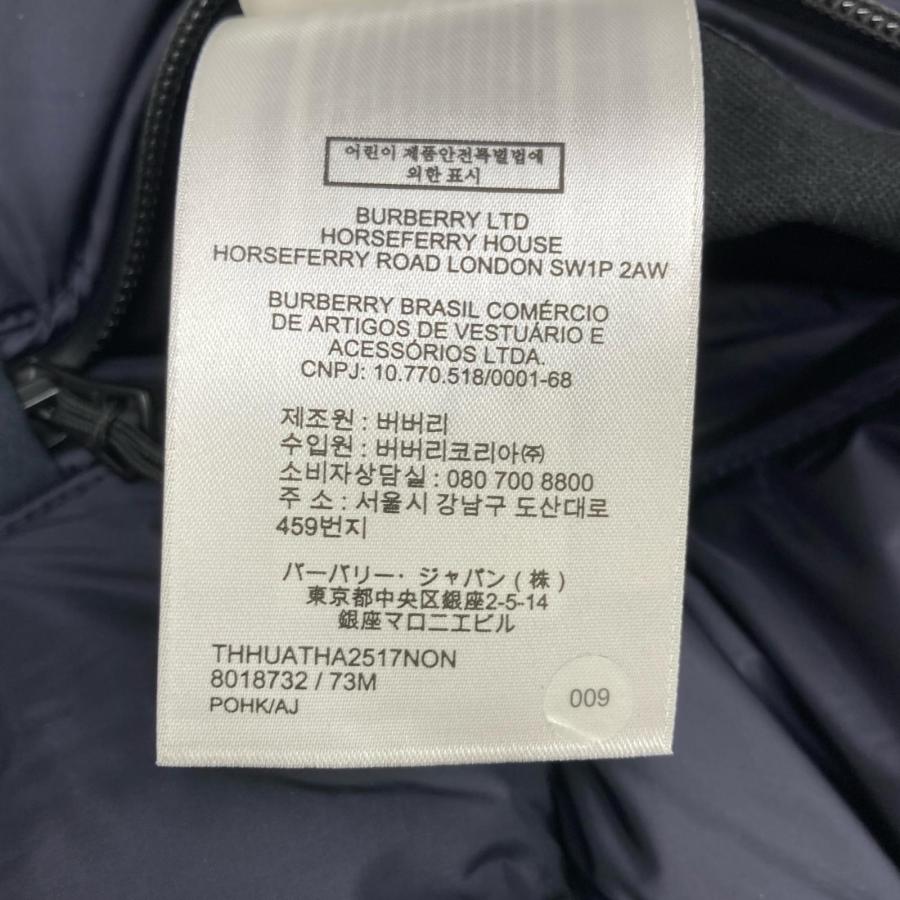 Burberry's ダウンライナー付き モッズコート L チェック ネイビー