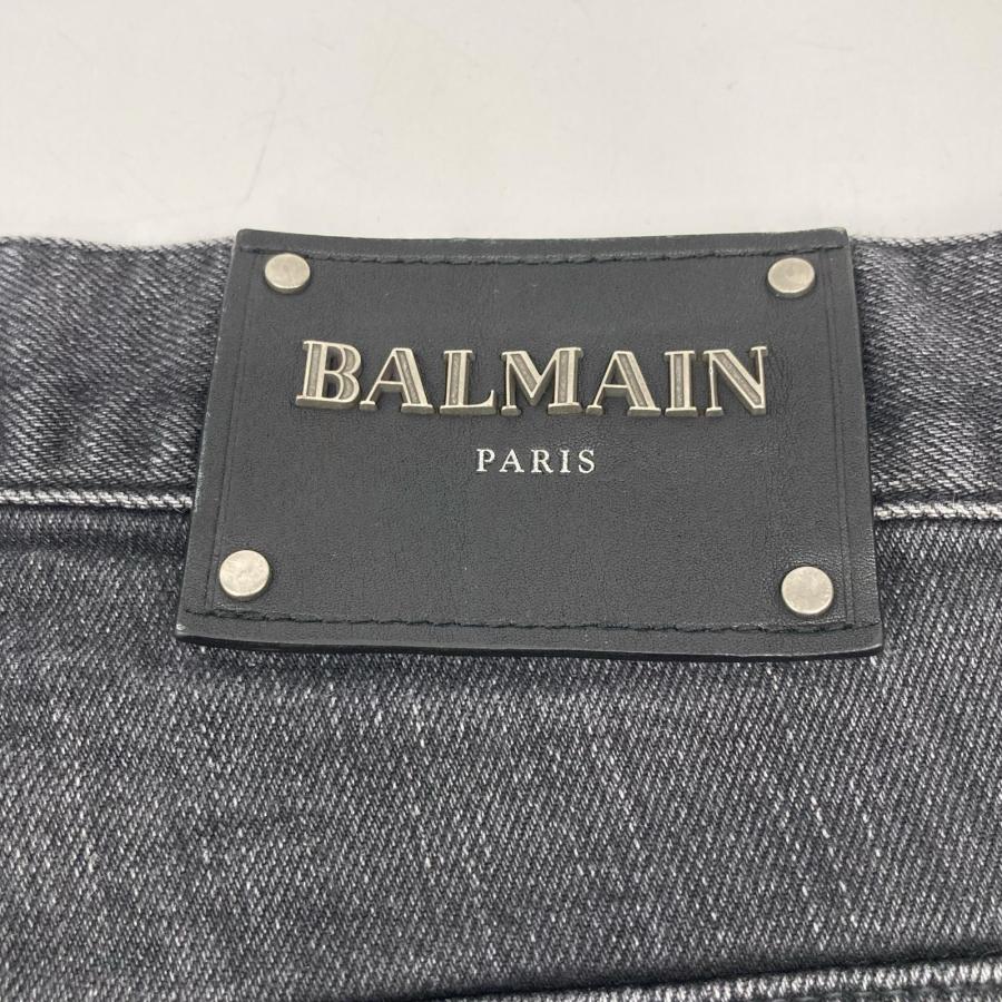 BALMAIN（バルマン） S8H9131T149D ブラック ダメージ加工 バイカー