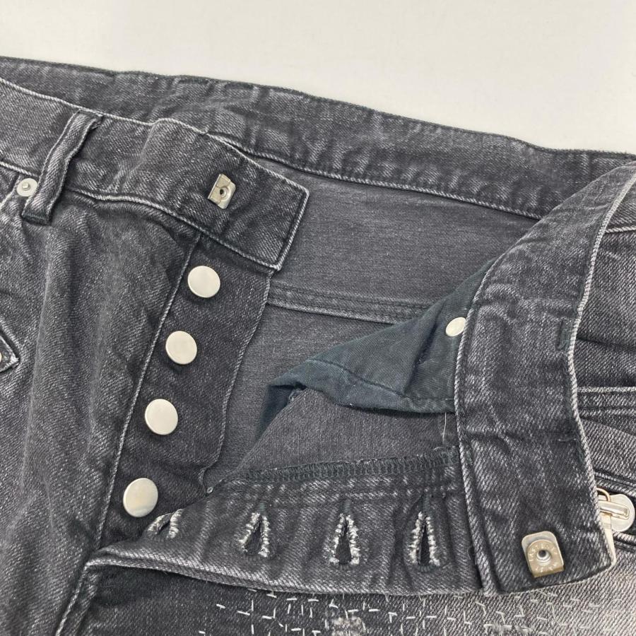 BALMAIN（バルマン） S8H9131T149D ブラック ダメージ加工 バイカー