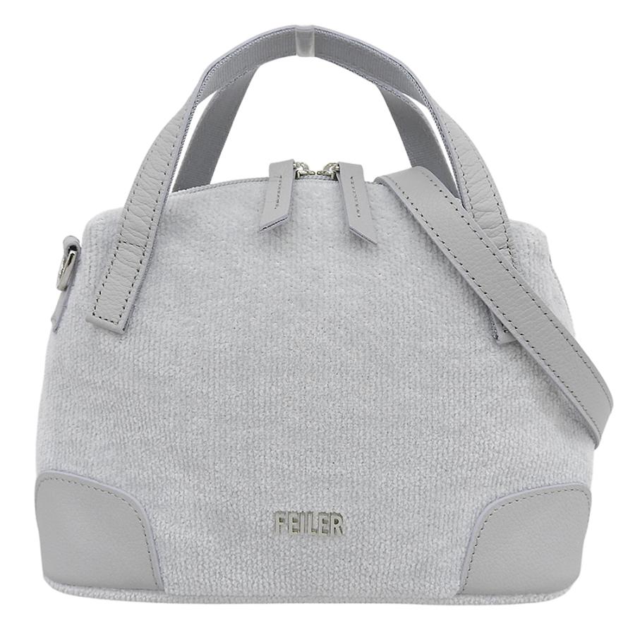美品 FEILER フェイラー ユニ ミニボストンバッグ 2WAY ハンドバッグ