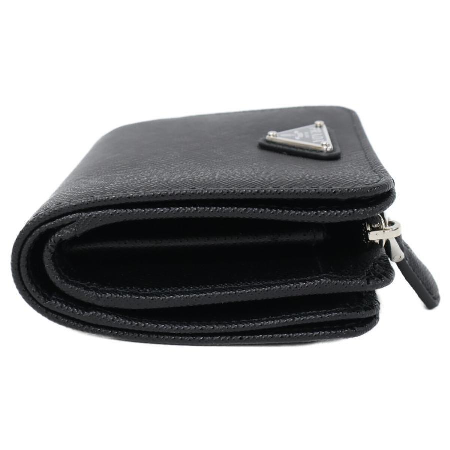 PRADA（プラダ） 新品同様 サフィアーノトライアングル 財布 メンズ