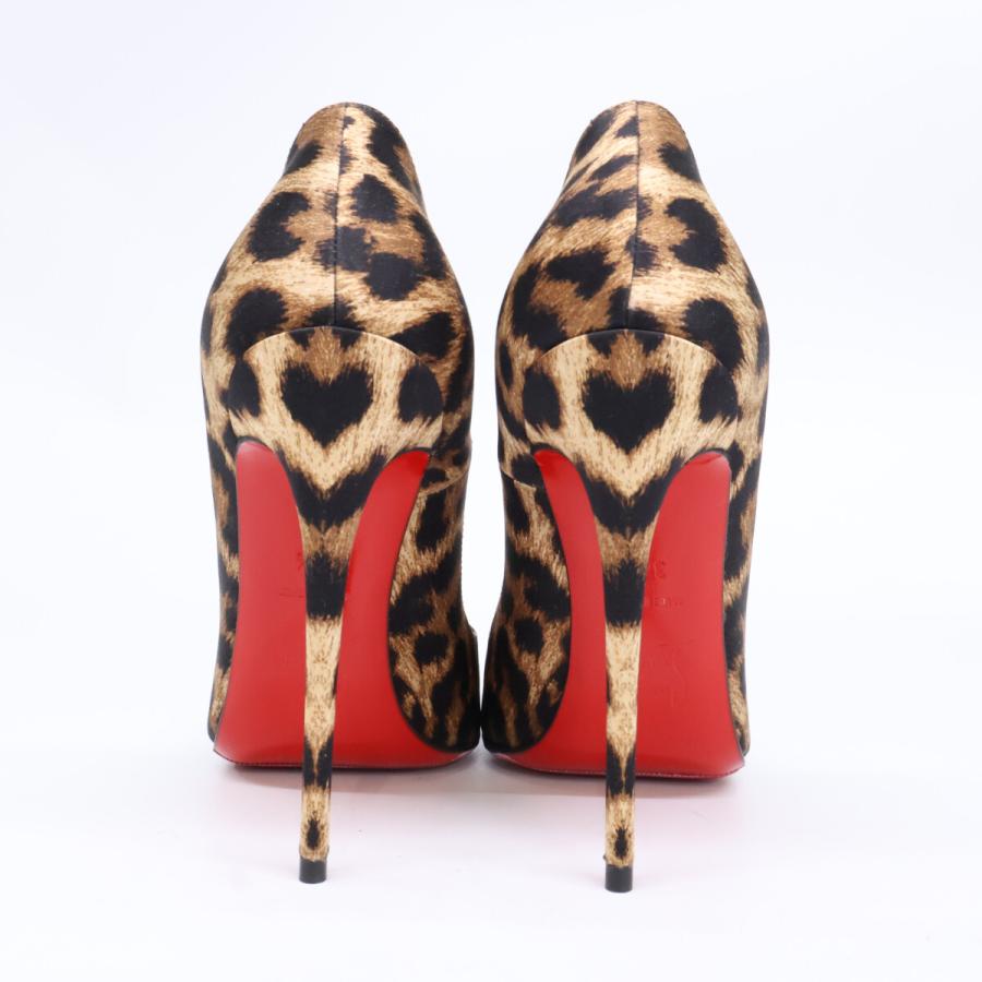 クリスチャンルブタン パンプス レオパード柄 ハイヒール ポインテッドトゥ 37 Christian Louboutin（クリスチャンルブタン） 新品同様 レオパード柄