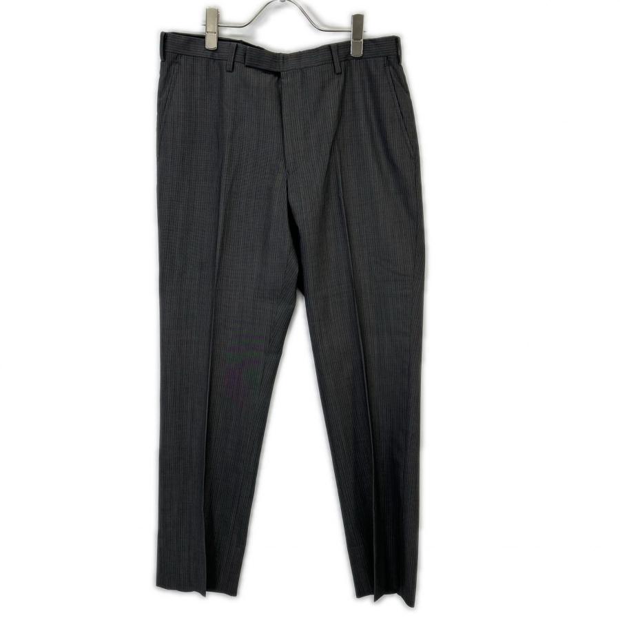 BURBERRY BLACK LABEL チャコール ピンストライプ D1H35-810-07 2ピース シングルスーツ 38/38 メンズ_2