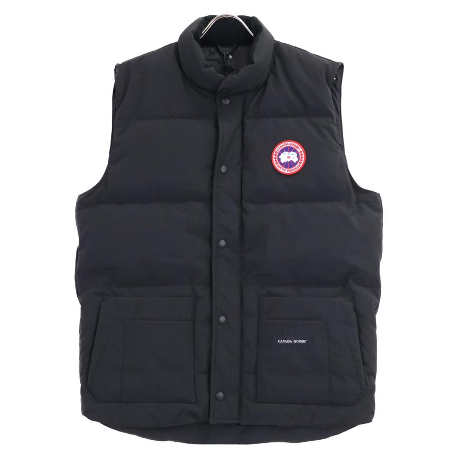 新品/国内正規 CANADA GOOSE カナダグース 4154M FREESTYLE CREW VEST フリースタイル クルー ダウンベストL ブラック メンズの画像