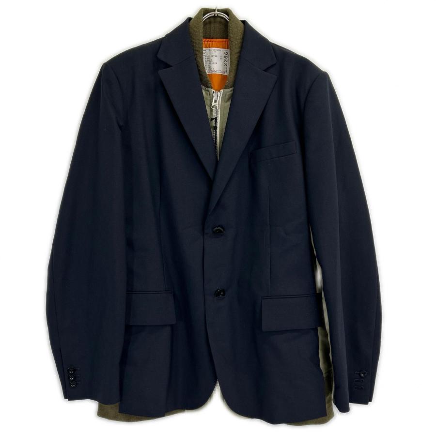 sacai 24-03517M G8 Down Jacket Navy｜サカイ sacai（サカイ） 新品同様/24年製 24-03266M Suiting × Nylon Twill