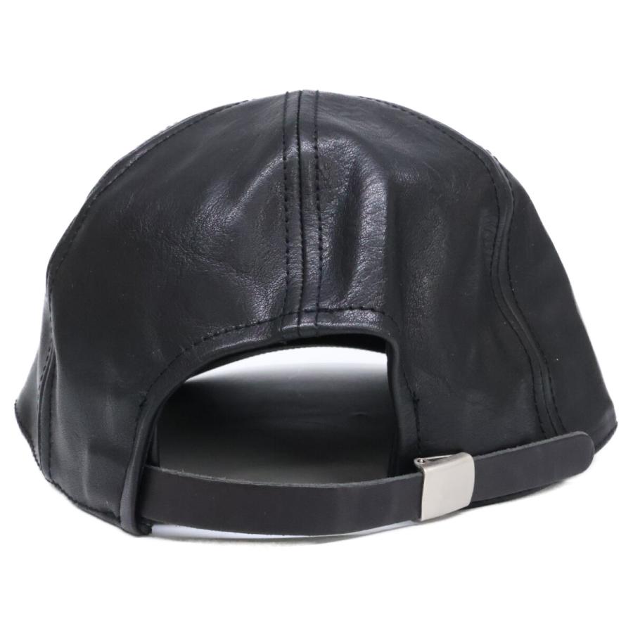 美品 UNNAMED HEADWEAR アンネームドヘッドウェア LEATHER CAP レザー