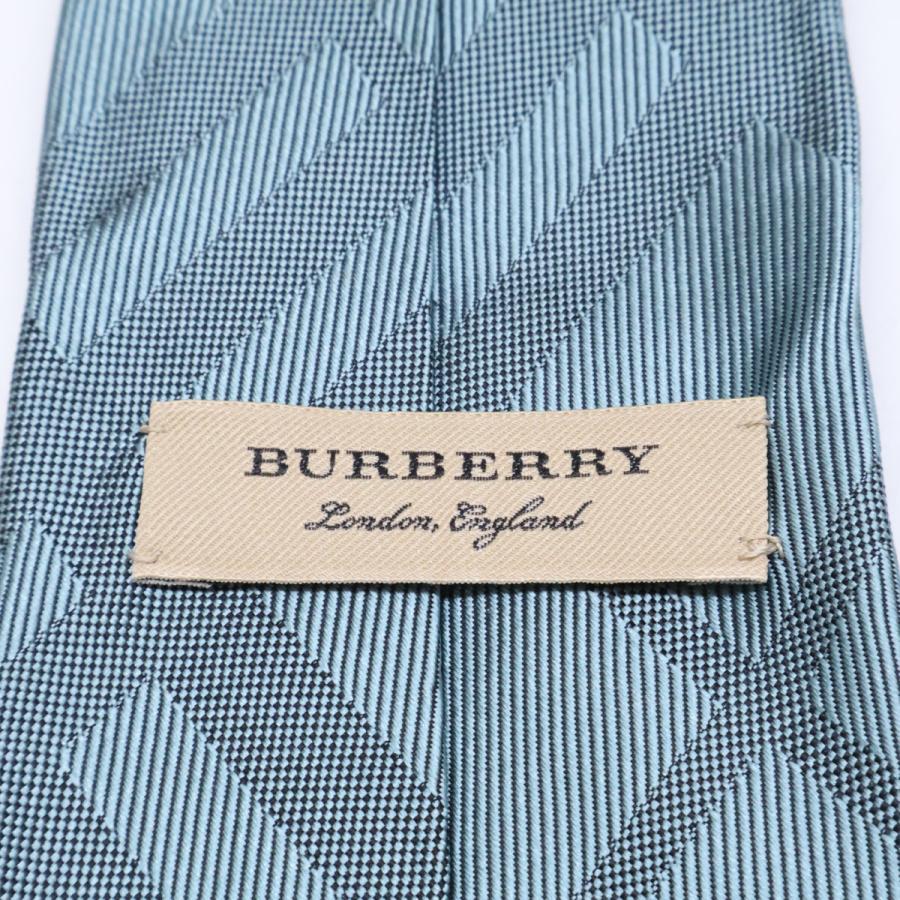 BURBERRY（バーバリー） 美品 チェック柄 シルク ネクタイ メンズ