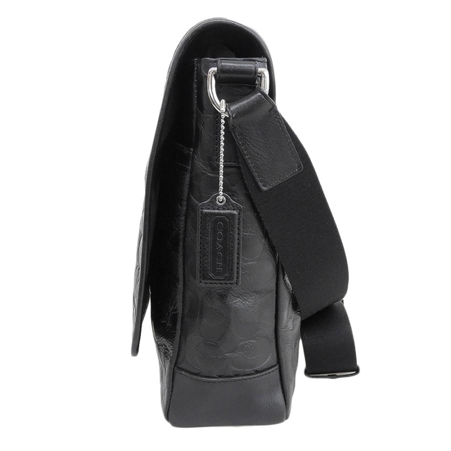 コーチ シグネチャー ショルダーバッグ レディース ブラック F71172 COACH（コーチ） シグネチャー ショルダーバッグ レディース ブラック