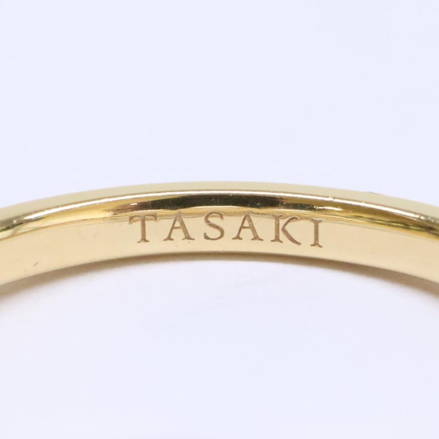 TASAKI タサキ 750YG バランスエラ 8mm珠 3連パール リング 指輪 