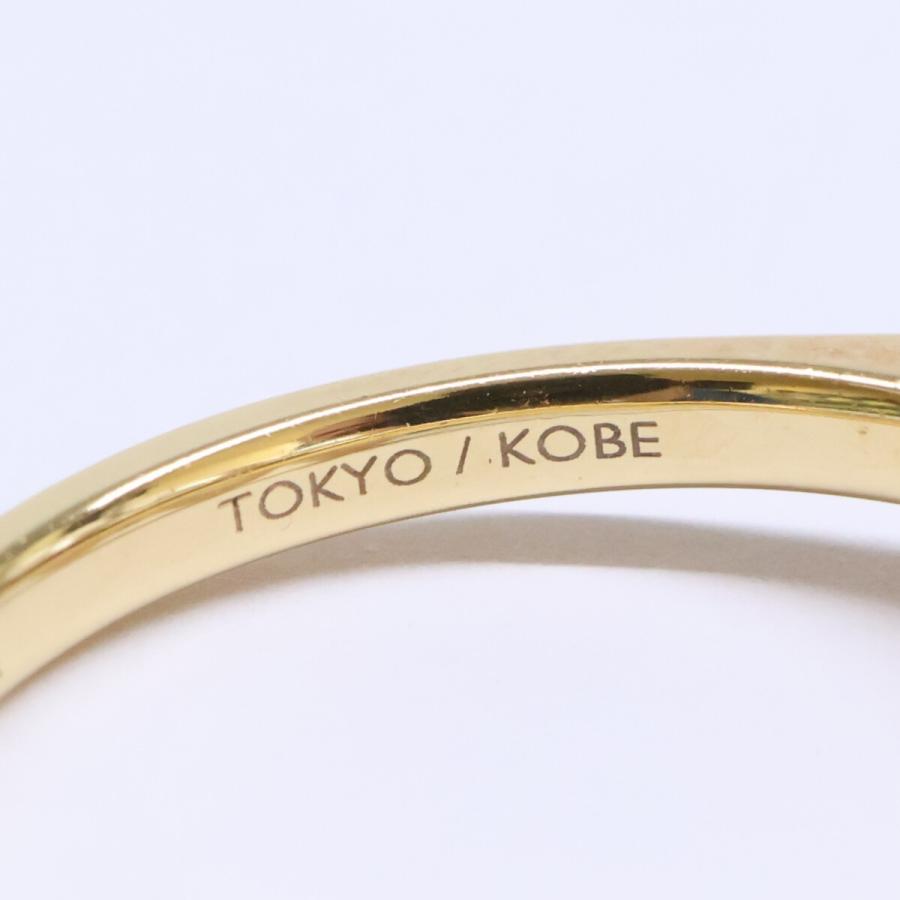 TASAKI タサキ 750YG バランスエラ 8mm珠 3連パール リング 指輪 