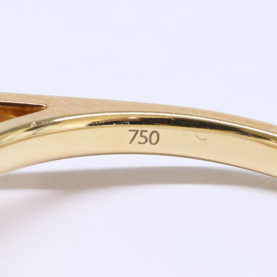 TASAKI タサキ 750YG バランスエラ 8mm珠 3連パール リング 指輪 