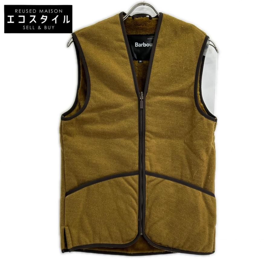 Barbour バブアー FUR LINER ファーライナー MLI0035BR31 34 ブラウン ベスト SLIM FIT スリムフィット トップス【中古】【Barbour】 Barbour バブアー ブラウン MLI0035BR31 スリムフィット ファー