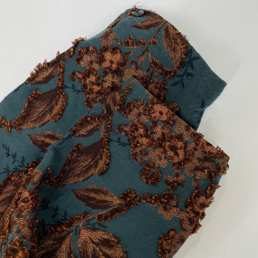 美品/ needles ニードルズ V Neck Shirt - Flower Cut Jq. L メンズ