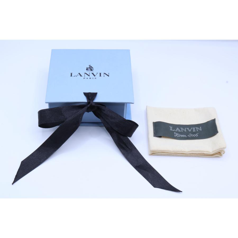 LANVIN（ランバン） 美品 AW352HAST0B ラインストーン ブローチ 