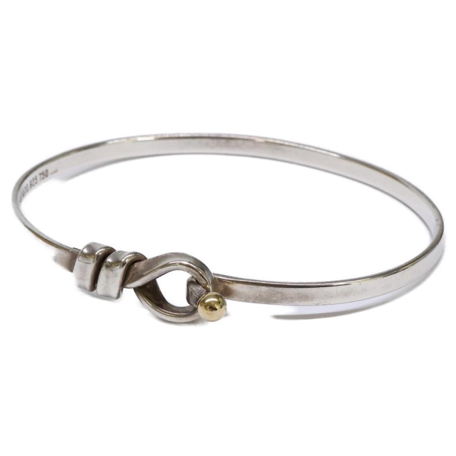 TIFFANY&Co.（ティファニー） 925 750 フック＆アイ バングル 