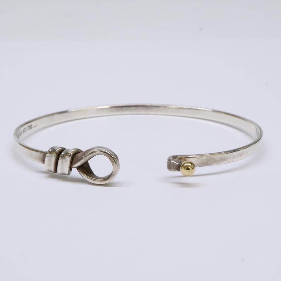 TIFFANY&Co.（ティファニー） 925 750 フック＆アイ バングル 